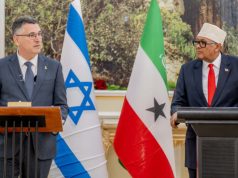 Dalalka Carabta iyo kuwa Islaamka oo Cambaareeyay Booqashadii Wasiirka Arrimaha Dibadda Israa’iil ee ku tagay Hargeysa