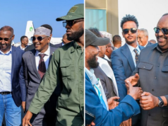 Muqdisho oo lagu soo Dhaweeyay Siciid Deni iyo Axmed Madoobe